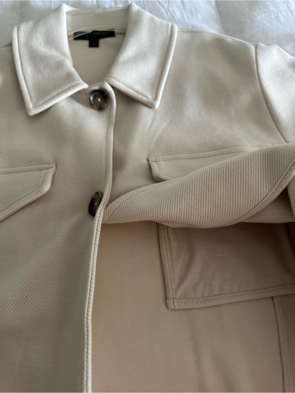 Banana Republic Beige Utility Jacket - Picture 3 of 6